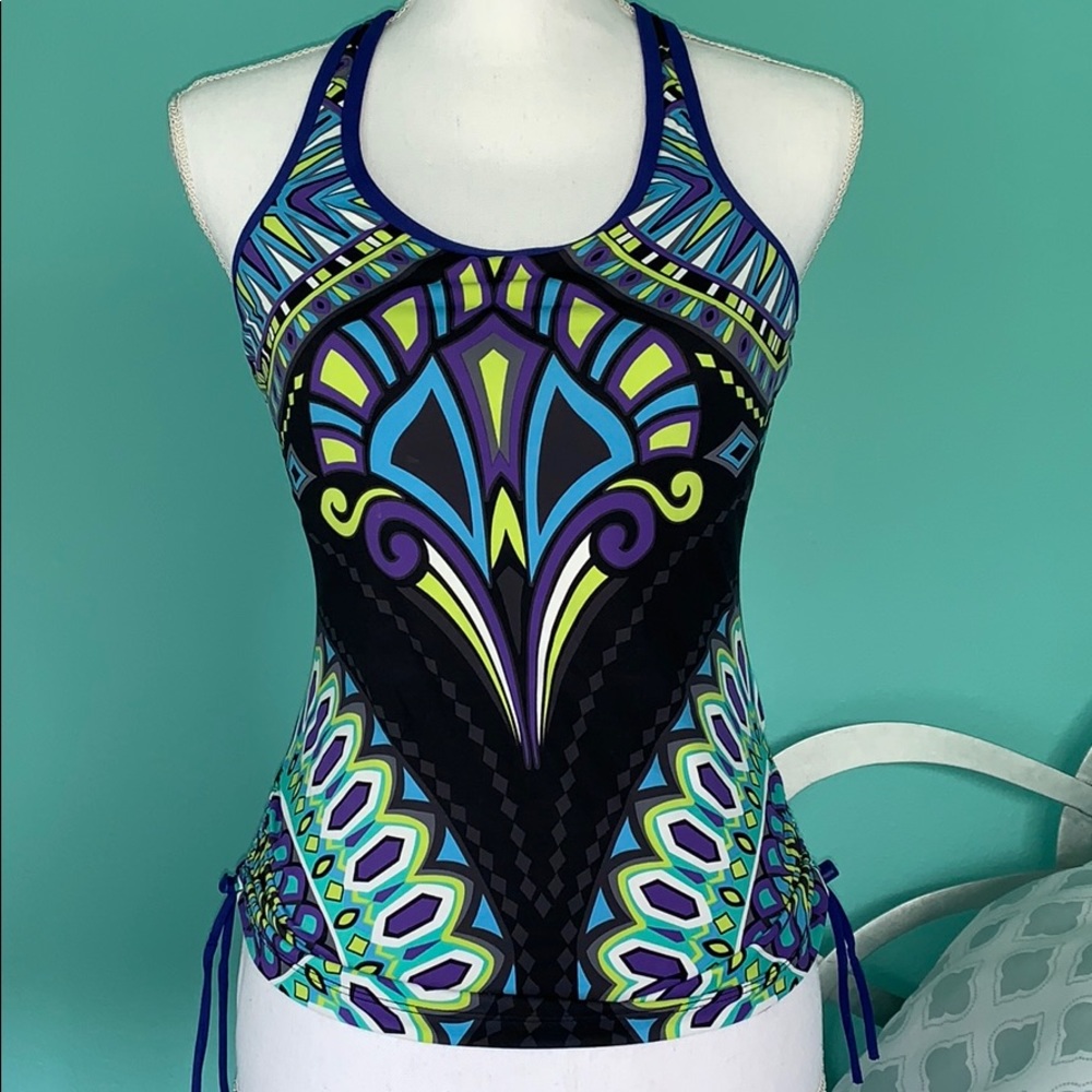 Athleta Printed Halter Tankini